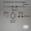 Briloner LED-Einbauleuchten Kulana 4er Set Mini 4,9W 480lm Produktbild-Vorschau 6