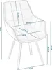 EUGAD 4 x Esszimmerstühle drehbar, bequem modern, mit Produktbild-Vorschau 7