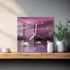 Tulup Glasuhr Wanduhr Küchenuhr Echt-Glas 30x30 cm Modern Produktbild-Vorschau 2