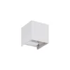Lindby LED-Außenwandleuchte Nivar, eckig, weiß, 10 cm, IP54 Produktbild-Vorschau 1