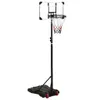 vidaXL Cavalletto da basket trasparente 216-250 cm in Anteprima dell’immagine prodotto 8