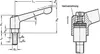 Verstellbarer Klemmhebel GN 300.1 d1 M 10 mm l1 78 mm l2 63 Produktbild-Vorschau 2