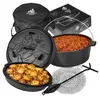 Feuergott Dutch Oven Set 6 l mit Deckelheber Ringreiniger Produktbild-Vorschau 1