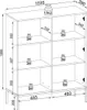 Vitrine Lagos 2D 126 cm 2-türig in Farbton Cashmere mit LED Produktbild-Vorschau 5