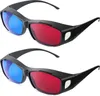 2 kusy 3d filmových brýlí 3d Red Blue Goggles 3d Style Náhled obrázku produktu 1