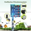 Aquarium Außenfilter, Einstellbarer Durchfluss Hang on Produktbild-Vorschau 3