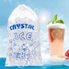 50 Stück Eisbeutel mit Kordelzug, durchsichtig, bedruckt, Produktbild-Vorschau 3
