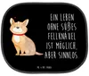 Mr. & Mrs. Panda Sonnenschutz Auto Hund Glück - Schwarz - Produktbild-Vorschau 1