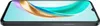 A close-up, angled view of a black smartphone with a colorful wallpaper on its screen. Anteprima dell’immagine prodotto