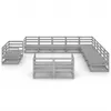 The Living Store 13-tlg. Garten-Lounge-Set Massivholz Produktbild-Vorschau 4