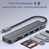 Rolio USB C Hub, 7 in 1 Hub, , USB-C, 4K HDMI, USB 3.0, Produktbild-Vorschau 7