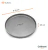 Piastra grill in acciaio inox - Plancha rotonda 40 cm - Anteprima dell’immagine prodotto 13