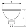 PHILIPS LED Reflektor 5,8W MR16 GU5,3 36° 450lm 2700 K CRI Produktbild-Vorschau 5