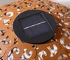 Dehner Solarkugel Lagos, Ø 40 cm, Metall, edelrostfarben Produktbild-Vorschau 4