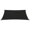 The Living Store Sonnensegel 160 g/m² Schwarz 3,5x4,5 m Produktbild-Vorschau 3