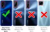 Comparison of phone models to show case compatibility. Produktbild-Vorschau
