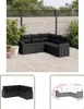 The Living Store 5-tlg. Garten-Sofagarnitur mit Kissen Produktbild-Vorschau 1