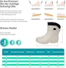 Leichte Gummistiefel Damen EVA gefütterte Garten Produktbild-Vorschau 5