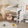 Hochbett mit Stufen und Kleiderschrank, Platzsparend mit Produktbild-Vorschau 6