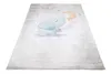 A rug with a design of a sleeping elephant, moon, and stars. Náhled obrázku produktu