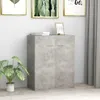 vidaXL Sideboard gris béton 60x30x75 cm Bois composite Voir les images du produit 1