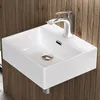 doporro Lavabo à Poser Blanc Vasque Suspendu en Céramique Voir les images du produit 2