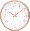 Orologio da parete Intirilife in oro rosa - bianco con Anteprima dell’immagine prodotto 1