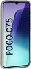 A transparent phone case is shown on a white background with a gradient of blue and purple on the phone screen. Náhľad obrázku produktu