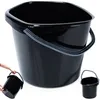 Seau en plastique noir 10 l Voir les images du produit 8