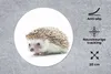 MuchoWow® Mauspad Mousepad Igel - Tiere - Weiß 20x20 cm - Produktbild-Vorschau 2