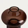 HOMLA Glasvase LUNNEL, braun, 19,3 × 21 cm Produktbild-Vorschau 2