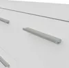 Niedriges Sideboard – Mattweiß – 4 Türen, 3 Schubladen – Produktbild-Vorschau 5