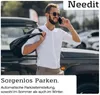 Needit PARK LITE Solar elektr. Parkscheibe Zulassung blau Náhled obrázku produktu 3