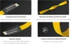 A collage of four close-up images showcasing the features of a USB-C cable against a black background. Anteprima dell’immagine prodotto