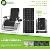 tillvex® Liegestuhl klappbar bis 200 kg Schwarz | Produktbild-Vorschau 7