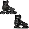 Patins à glace et rollers 2 en 1 Raven Pulse Noir, Voir les images du produit 1