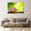 Bilder auf glas - Asien spa bambus blume - 100x70cm - Produktbild-Vorschau 7