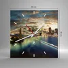 Wanduhr - Quadrat - Glasuhr - Amerika Architektur New York Produktbild-Vorschau 3