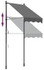 vidaXL Tenda retrattile antracite 100x150 cm in tessuto e Anteprima dell’immagine prodotto 8