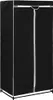 vidaXL Kleiderschränke 2 Stk. Schwarz 75×50×160 cm Produktbild-Vorschau 2