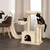 tiragraffi compatto lionto 85 cm, albero per gatti Anteprima dell’immagine prodotto 3