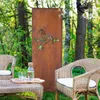 DEKORACJA PANEL OGRODOWY AŻUROWY CNC 50 x 160 CM CM RDZAWY Podgląd zdjęcia produktu 12