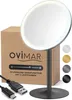 ovimar Kosmetikspiegel Skorpa schwarz | mit Beleuchtung | Produktbild-Vorschau 1