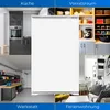 A collage of four images showing different rooms and a large white appliance in the center. Produktbild-Vorschau