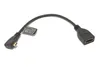 SYSTEM-S HDMI Kabel 20 cm Micro Stecker zu Standard Buchse Produktbild-Vorschau 1