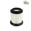 A vacuum cleaner filter is shown against a white background. Produktbild-Vorschau