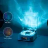 A vintage-style speaker with ambient lighting, displaying different light modes. Podgląd zdjęcia produktu