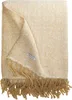 TOM TAILOR Tagesdecke WOOLY HERRINGBONE Beige 130 x 170 cm Produktbild-Vorschau 1