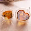 240 ml doppelwandige Glas Thermo - Herztasse mit Produktbild-Vorschau 7