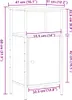 A technical drawing of a cabinet with dimensions indicated. Produktbild-Vorschau